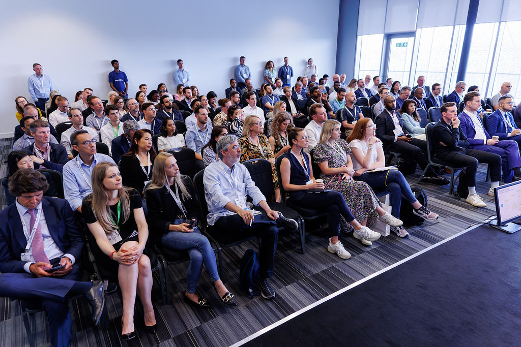 Audience in the theatre at Banking Transformation Summit